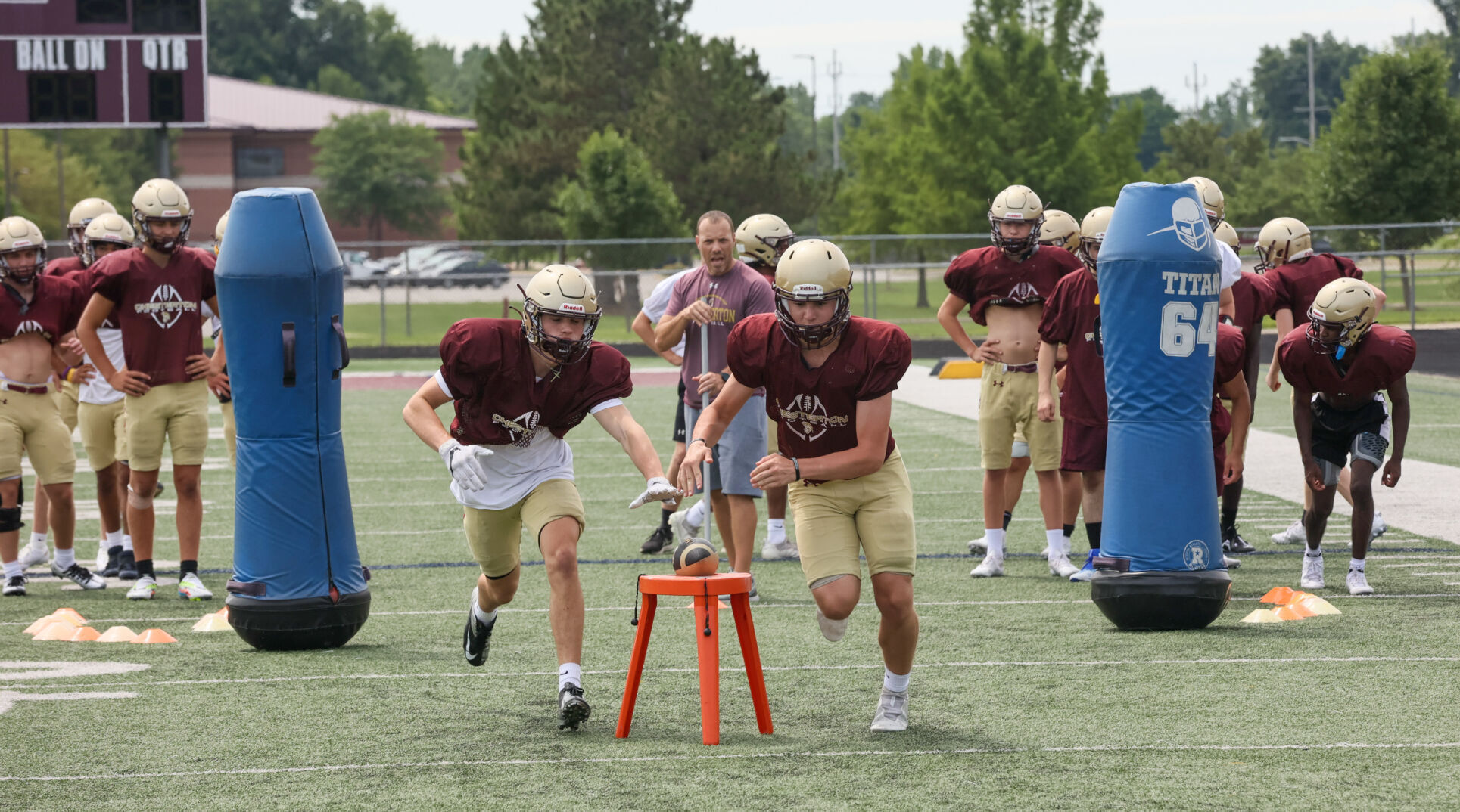 Chesterton football practice